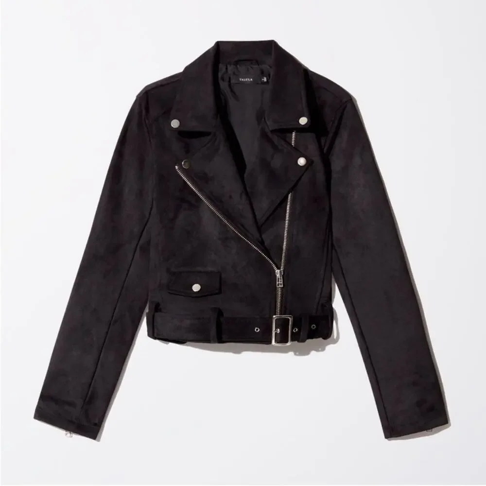 Aritzia Talula Morton Vegan Moto Jacket